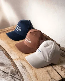 Stencil Trucker Cap - Navy