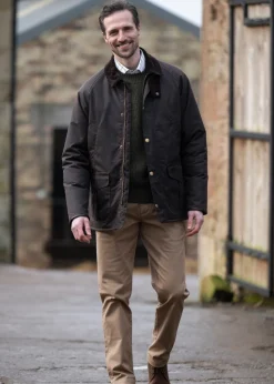 Stratford Tattersall Wax Jacket - Rustic