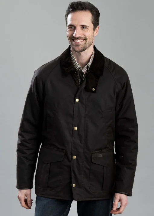 Stratford Tattersall Wax Jacket - Rustic