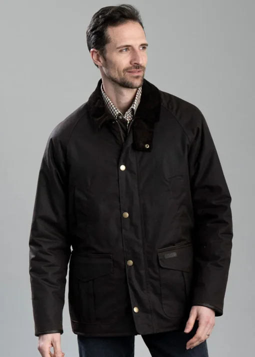 Stratford Tattersall Wax Jacket - Rustic