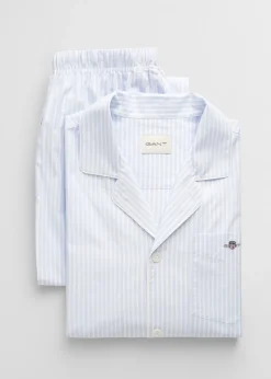 Stripe Pyjama Set - Light Blue