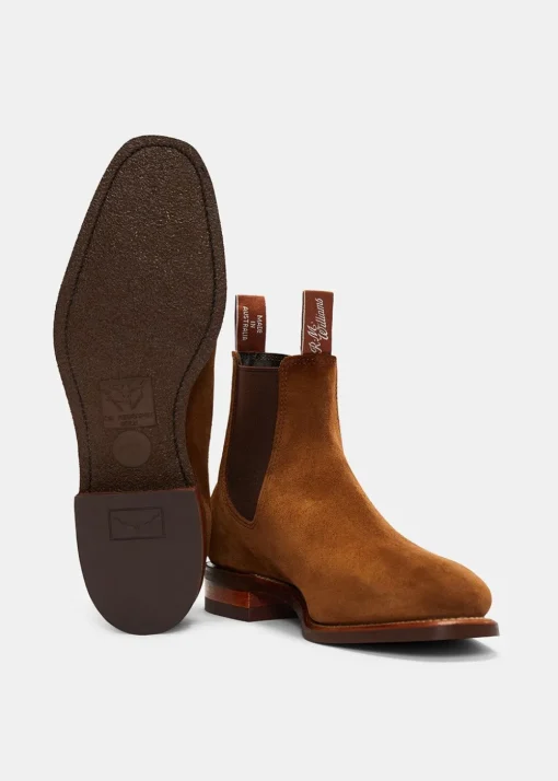 Suede Comfort Craftsman Boots - Cedar