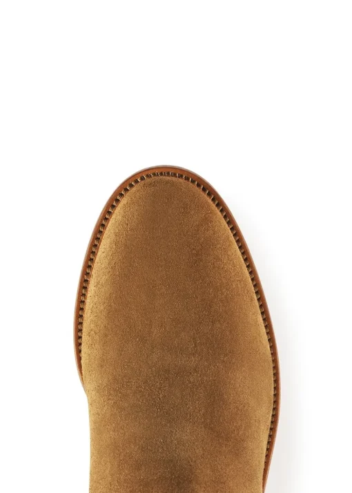 Suede Regina Boots - Tan
