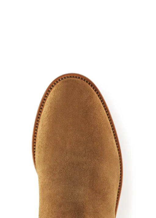 Suede Regina Sporting Fit Boots - Tan
