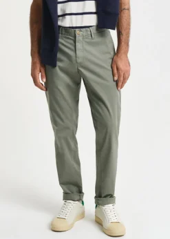 Sunfaded Chinos - Kalamata Green