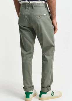Sunfaded Chinos - Kalamata Green