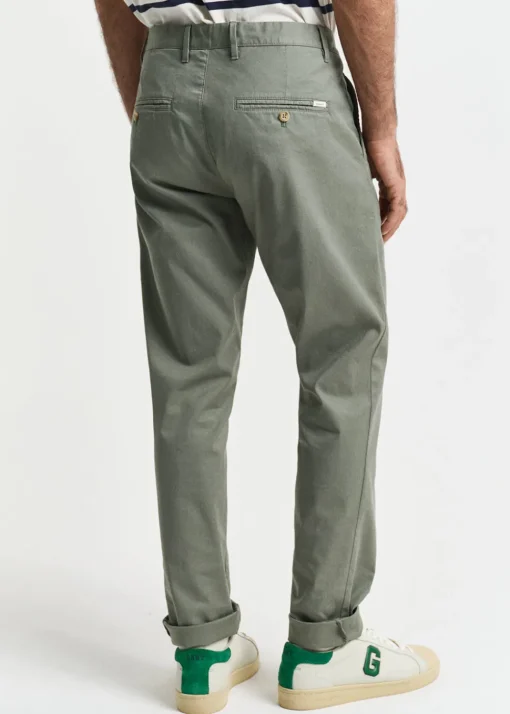 Sunfaded Chinos - Kalamata Green