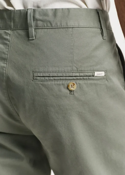 Sunfaded Chinos - Kalamata Green