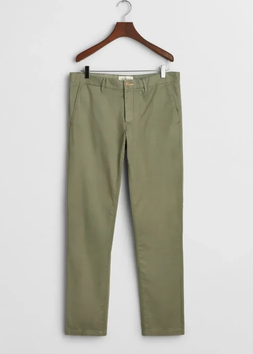 Sunfaded Chinos - Kalamata Green