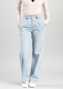 Tailored Wide Leg Jeans - Vintage Indigo