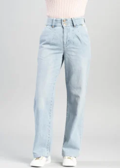 Tailored Wide Leg Jeans - Vintage Indigo