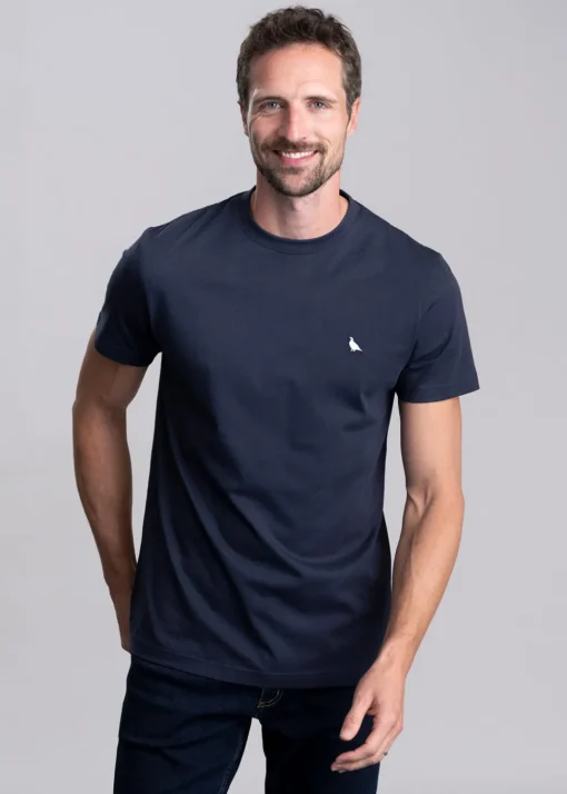 Talland T-Shirt - Navy Heritage Print