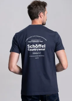 Talland T-Shirt - Navy Heritage Print