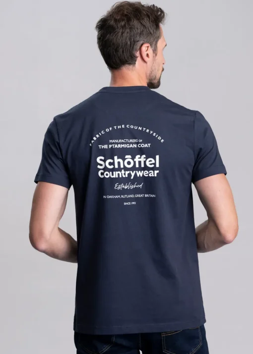 Talland T-Shirt - Navy Heritage Print
