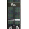 Tartan Clip Braces - Green, Blue and Red