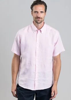 Thornham Short Sleeve Classic Shirt - Pale Pink