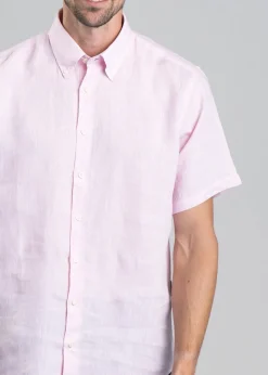 Thornham Short Sleeve Classic Shirt - Pale Pink