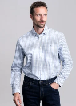 Thorpeness Tailored Shirt - Pigeon Blue