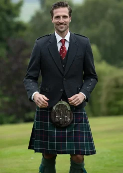 Tweed Argyll Jacket - Charcoal