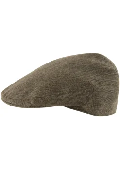 Tweed Classic Cap - Loden Green Herringbone