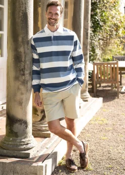 Tweedale Rugby Shirt - Blue, Navy and White