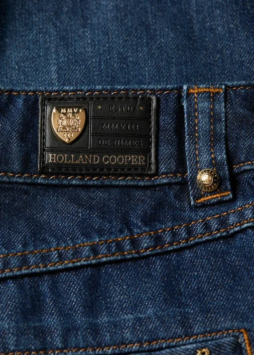Utility Denim Shorts - Deep Indigo