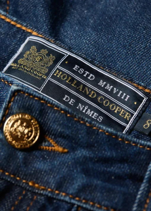 Utility Denim Shorts - Deep Indigo