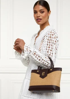 Valencia Mini Tote Bag - Chocolate