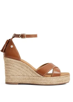 Valencia Wedge - Tan Leather