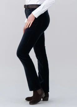 Velvet Straight Leg Jeans - Navy