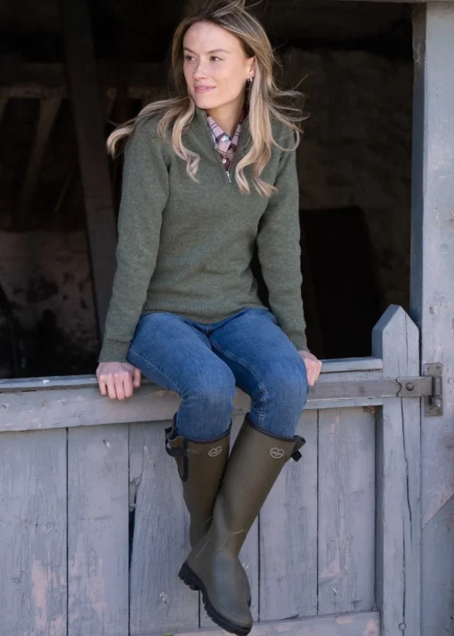 Vierzonord Ladies Wellingtons - Vert Chameau
