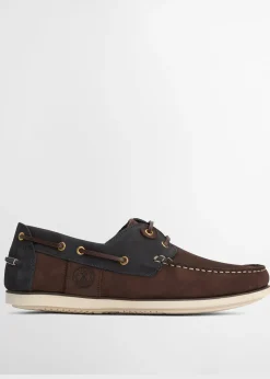 Wake Boat Shoes - Brown and Navy
