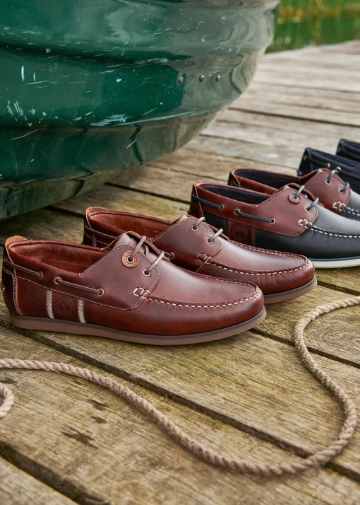 Wake Boat Shoes - Mahogany