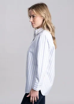 Walberswick Oxford Shirt - Blue Stripe