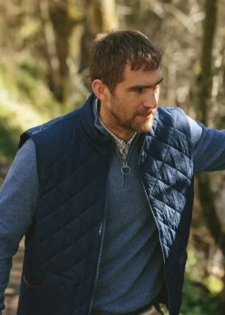 Whitfield Half Zip Sweater - Navy