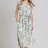 Wildfire Dress - Pesto