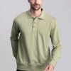 Wilton Sweatshirt - Oil Green Heather