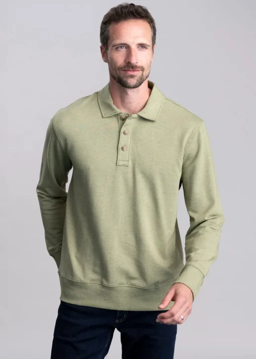 Wilton Sweatshirt - Oil Green Heather