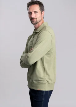Wilton Sweatshirt - Oil Green Heather