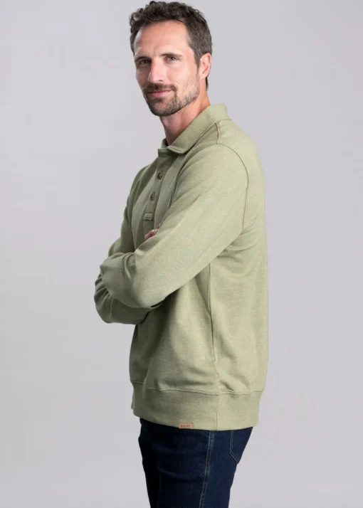 Wilton Sweatshirt - Oil Green Heather
