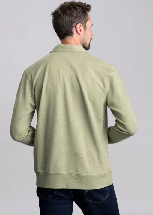Wilton Sweatshirt - Oil Green Heather