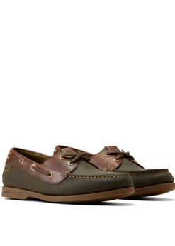 Women's Antigua Deck Shoes - Olive Night