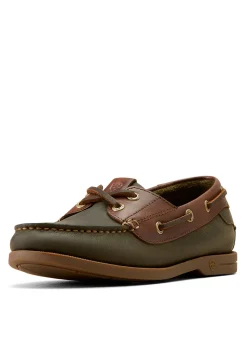 Women's Antigua Deck Shoes - Olive Night