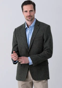 Woodside Donegal Tweed Jacket - Green