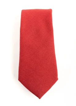 Wool Tie - Scarlet